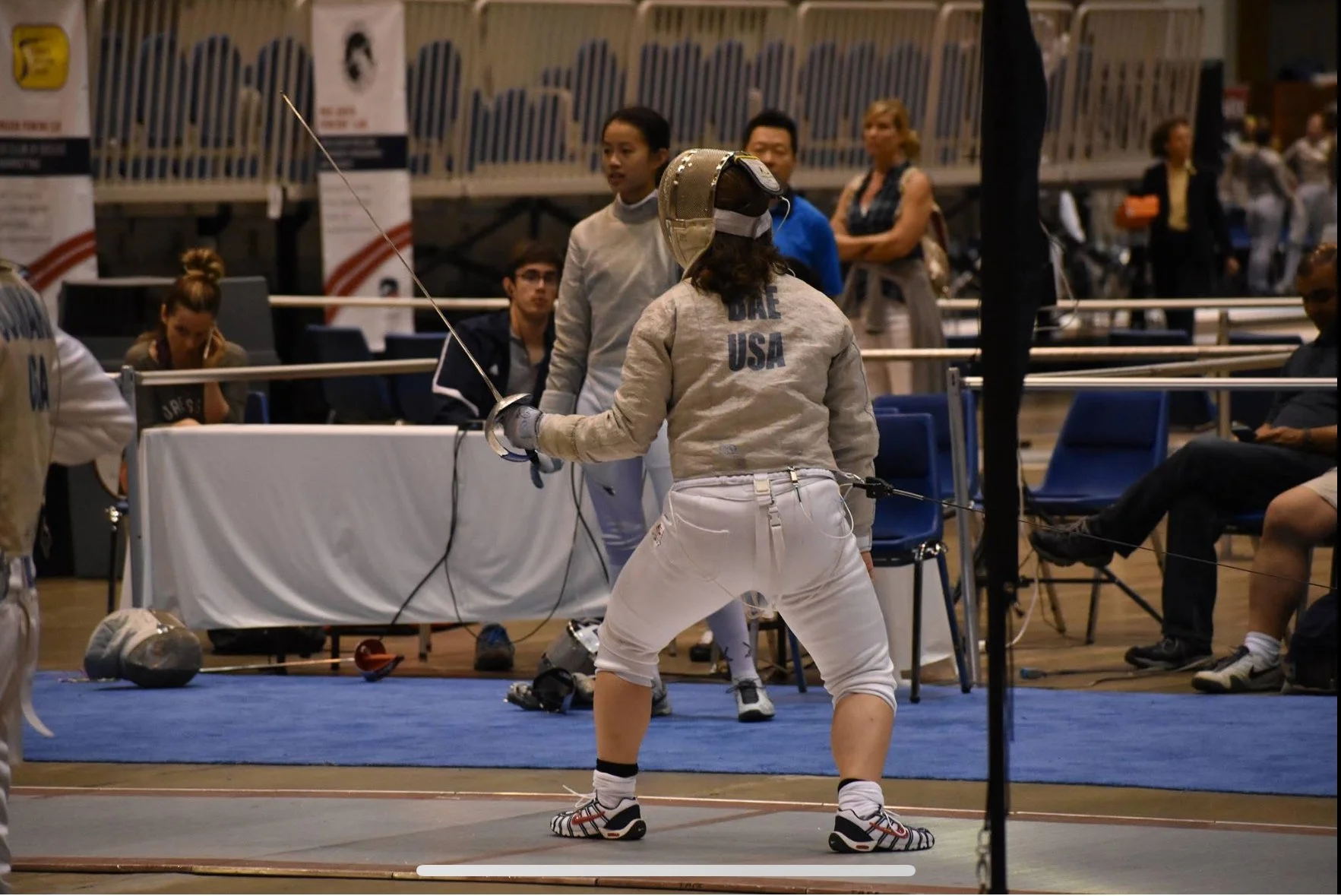 Emmeline Bae competing at nationals